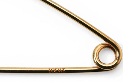 ロエベ ブローチ LOEWE メカノピン ブローチ ジュエリー アクセサリー ロゴ ゴールド【中古】