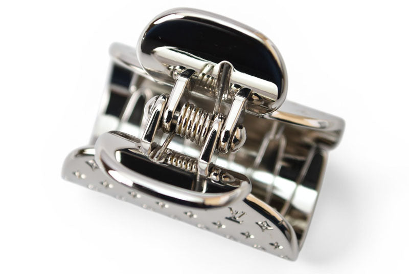 ルイヴィトン ヘアクリップ LOUIS VUITTON アクセサリー アクセソワール シュブ ナノグラム M68389 シルバー【中古】