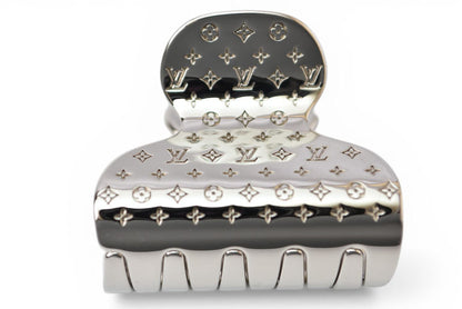 ルイヴィトン ヘアクリップ LOUIS VUITTON アクセサリー アクセソワール シュブ ナノグラム M68389 シルバー【中古】