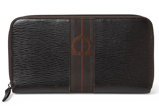 サルヴァトーレフェラガモ 財布 Salvatore Ferragamo 長財布/マルチウォレット ガンチーニ/ダークブラウン 66 9632/01【中古】