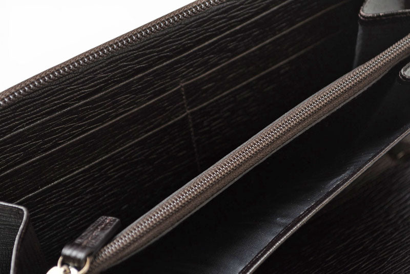 サルヴァトーレフェラガモ 財布 Salvatore Ferragamo 長財布/マルチウォレット ガンチーニ/ダークブラウン 66 9632/01【中古】