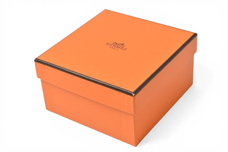 エルメス コサージュ/髪留め/ブローチ HERMES フローラ/フラワー オレンジ/ブルー レディース【中古】