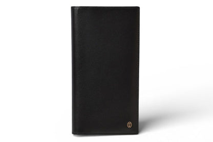 カルティエ 財布 メンズ Cartier 長財布 レザー パシャ ブラック/シルバー メンズ/レディース【中古】