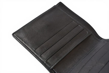 シャネル 財布/二つ折 CHANEL 折財布 ココマーク ブラック【中古】