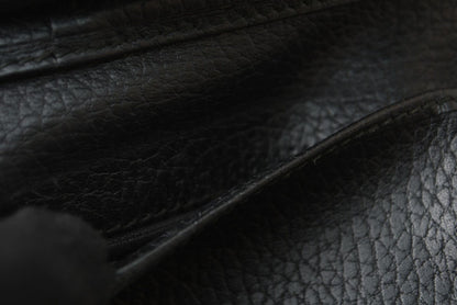 グッチ ミニ財布/三つ折り GUCCI 折財布 474746 PETITE MARMONT/プチマーモント ブラック【中古】