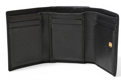 グッチ ミニ財布/三つ折り GUCCI 折財布 474746 PETITE MARMONT/プチマーモント ブラック【中古】
