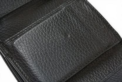 グッチ ミニ財布/三つ折り GUCCI 折財布 474746 PETITE MARMONT/プチマーモント ブラック【中古】