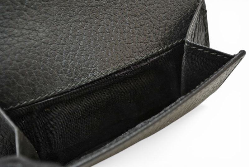 グッチ ミニ財布/三つ折り GUCCI 折財布 474746 PETITE MARMONT/プチマーモント ブラック【中古】