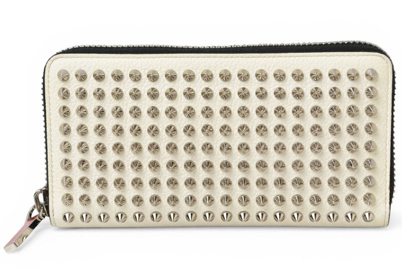 クリスチャンルブタン 財布 Christian louboutin 長財布/Panettone Zipped ホワイト 1165044W167【中古】