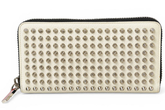 クリスチャンルブタン 財布 Christian louboutin 長財布/Panettone Zipped ホワイト 1165044W167【中古】