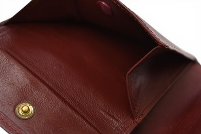 カルティエ 折財布/二つ折り財布 ヴィンテージ Cartier メンズ マスト ドゥ カルティエ ボルドー 73184192【中古】