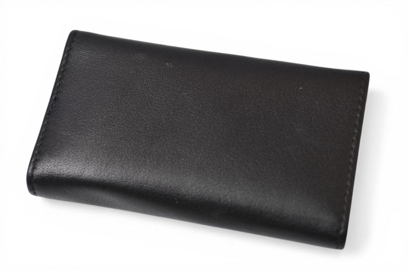 プラダ キーケース/キーホルダー PRADA 6連 レザー NERO/ブラック シルバー金具【中古】