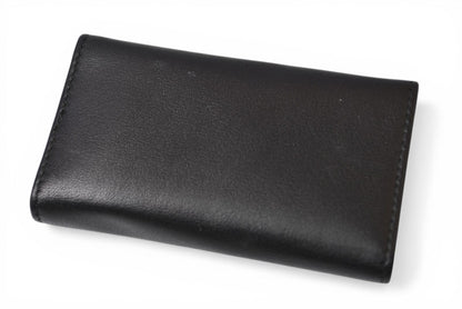 プラダ キーケース/キーホルダー PRADA 6連 レザー NERO/ブラック シルバー金具【中古】