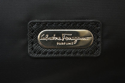 フェラガモ コスメポーチ/トラベルポーチ Salvatore Ferragamo 香水ノベルティポーチ ナイロン/ブラック【中古】