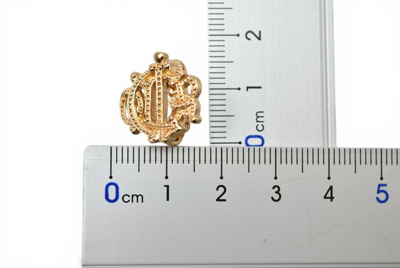 クリスチャンディオール イヤリング Christian Dior ヴィンテージ アクセサリー ロゴエンブレム ゴールド【中古】