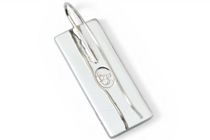 クリスチャンディオール ピアス Christian Dior トロッター ライトピンク/シルバー【中古】