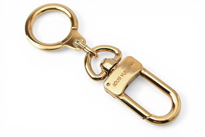 【中古】 ルイヴィトン キーリング アノクレ LOUIS VUITTON キーホルダー M62694 ゴールド 美品 メンズ レディース