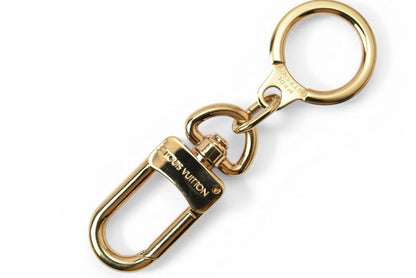 【中古】 ルイヴィトン キーリング アノクレ LOUIS VUITTON キーホルダー M62694 ゴールド 美品 メンズ レディース
