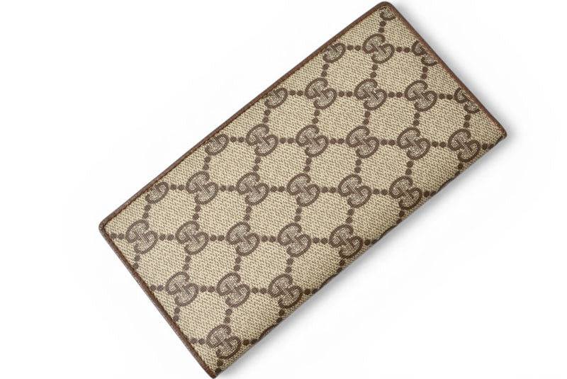 グッチ 財布/札入れ オールドグッチ GUCCI Accessory Collection GGプラス ベージュ ブラウン ウェビングライン ヴィンテージ 希少 レア【中古】