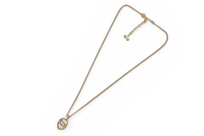 クリスチャンディオール ネックレス/ペンダント Christian Dior ヴィンテージ CDロゴ ゴールド【中古】