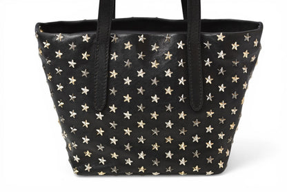 ジミーチュウ ハンドバッグ/ショルダーバッグ JIMMY CHOO 2way ミニサラ/MINISARA レザー スタースタッズ ブラック/ミックス【中古】