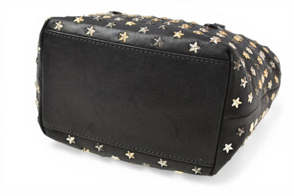 ジミーチュウ ハンドバッグ/ショルダーバッグ JIMMY CHOO 2way ミニサラ/MINISARA レザー スタースタッズ ブラック/ミックス【中古】