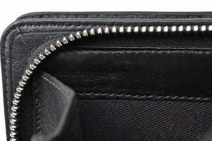 ジミーチュウ 財布 二つ折り JIMMY CHOO 財布 カーフレザー スタースタッズ ブラック【中古】