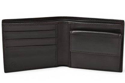 グッチ 財布 美品 メンズ GUCCI 札入れ/折財布 グッチシマ ダークブラウン 146223 A0VIR 2019 【中古】