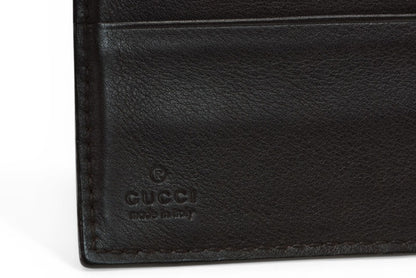 グッチ 財布 美品 メンズ GUCCI 札入れ/折財布 グッチシマ ダークブラウン 146223 A0VIR 2019 【中古】