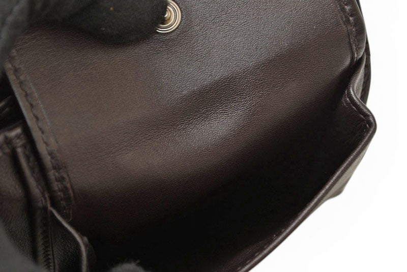 グッチ 財布 美品 メンズ GUCCI 札入れ/折財布 グッチシマ ダークブラウン 146223 A0VIR 2019 【中古】