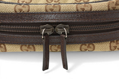 グッチ ポーチ GUCCI GGキャンバス 化粧ポーチ/コスメポーチ GGブラウン/ベージュ 153129【中古】