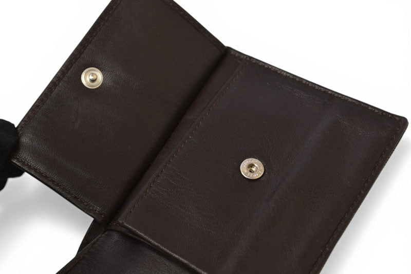 フェンディ 財布/二つ折 メンズ FENDI ファスナー式折財布 ZUCCA/ズッカ柄 ブラウン【中古】