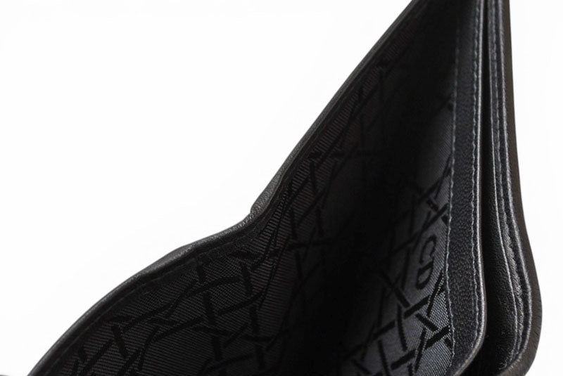 クリスチャンディオール 財布/三つ折り ヴィンテージ Christian Dior 財布 レディ ディオール カナージュステッチ ブラック【中古】