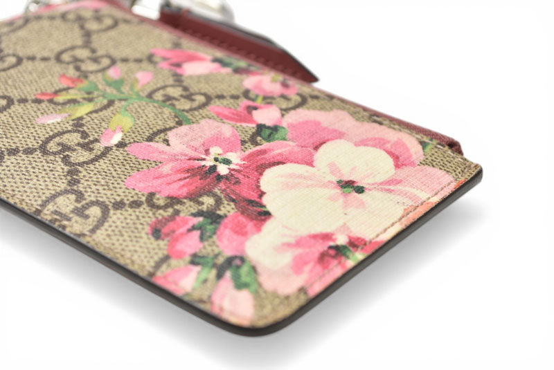 グッチ キーケース/コインケース/キーリング付小物入れ GUCCI BLOOMS/GGブルームス スプリームキャンバス 421311 KU2IN 8693 ピンクマルチ【中古】