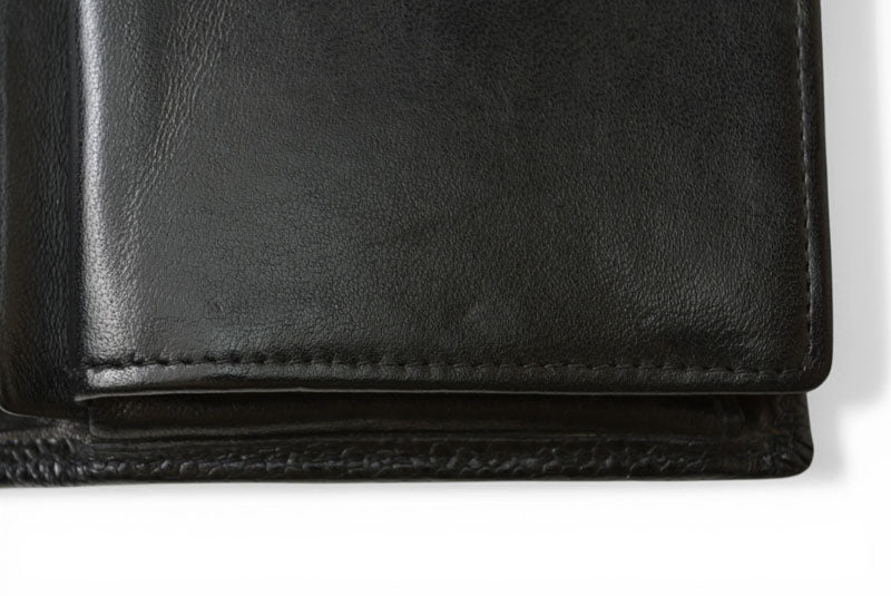 シャネル 財布/二つ折 ヴィンテージ CHANEL がま口財布 ビコローレ ブラック【中古】