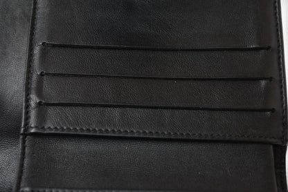 シャネル 財布/二つ折り CHANEL 折財布 ラムスキン アイコン ブラック【中古】