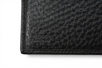 グッチ 財布 三つ折り ホースビット ブラック レザー 138029 コンパクトウォレット GUCCI レディース メンズ【中古】