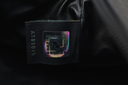 フェンディ コスメポーチ/トラベルポーチ FENDI ズッキーノ ブラック 7N0038 メンズ/レディース【中古】