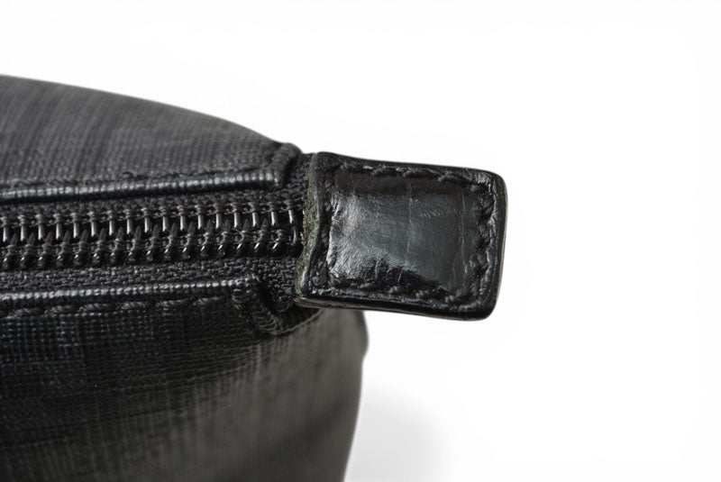フェンディ コスメポーチ/トラベルポーチ FENDI ズッキーノ ブラック 7N0038 メンズ/レディース【中古】