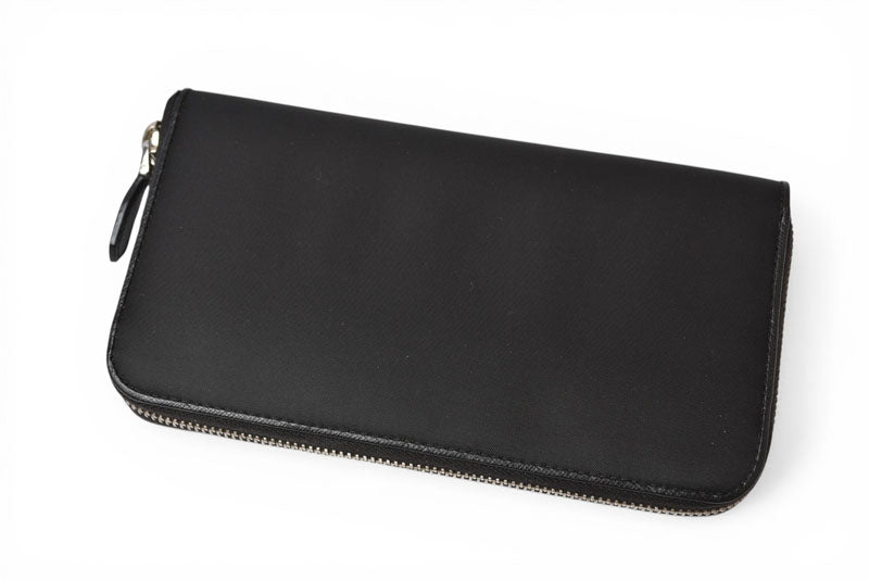 プラダ 財布 PRADA 長財布/ラウンドファスナー 1ML506 TESSUTO/テスート ブラック【中古】