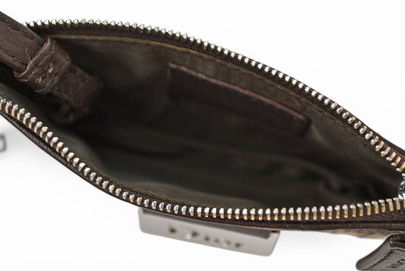 クリスチャンディオール キーポーチ/コインケース Christian Dior ストリートシック ベージュ/ブラウン【中古】