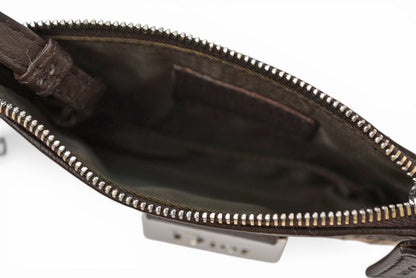 クリスチャンディオール キーポーチ/コインケース Christian Dior ストリートシック ベージュ/ブラウン【中古】