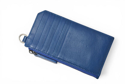 ジミーチュウ コインケース/カードホルダー JIMMY CHOO フラグメントケース ブルー 192INGO.SAZ【中古】