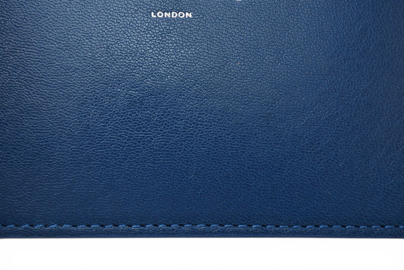 ジミーチュウ コインケース/カードホルダー JIMMY CHOO フラグメントケース ブルー 192INGO.SAZ【中古】