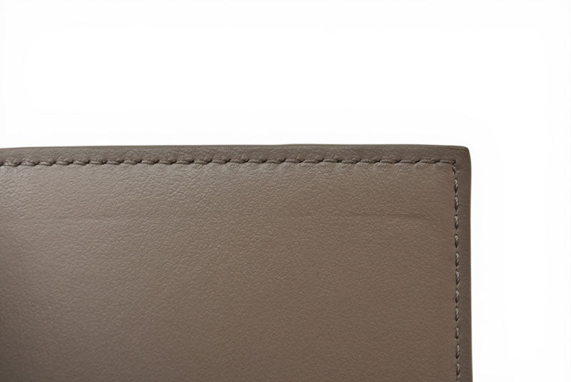 セリーヌ 財布/二つ折 CELINE ミニ財布 ストラップウォレット バイカラー グレー/ブルー系【中古】