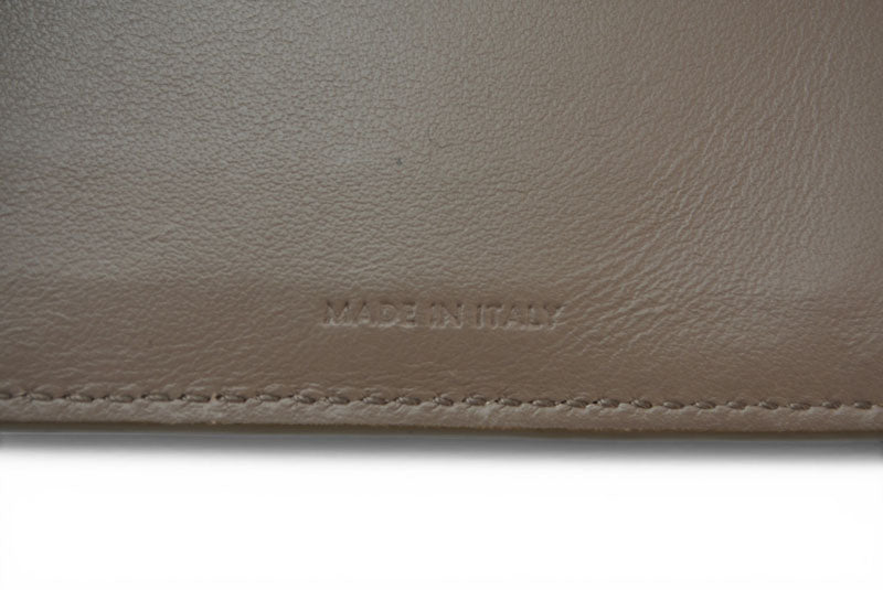 セリーヌ 財布/二つ折 CELINE ミニ財布 ストラップウォレット バイカラー グレー/ブルー系【中古】