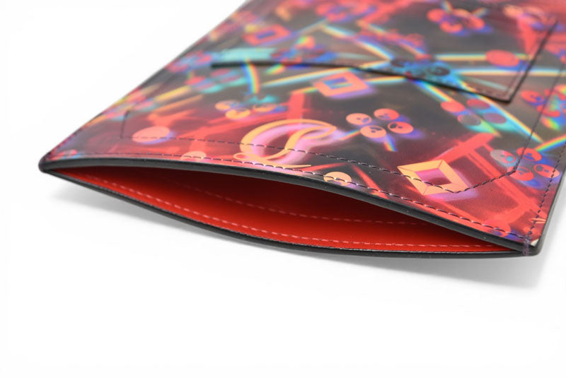 クリスチャンルブタン ショルダーバッグ ルビラB 1225019 Christian Louboutin レッド マルチカラー エナメル ミニポシェット スマホショルダー メンズ レディース【中古】