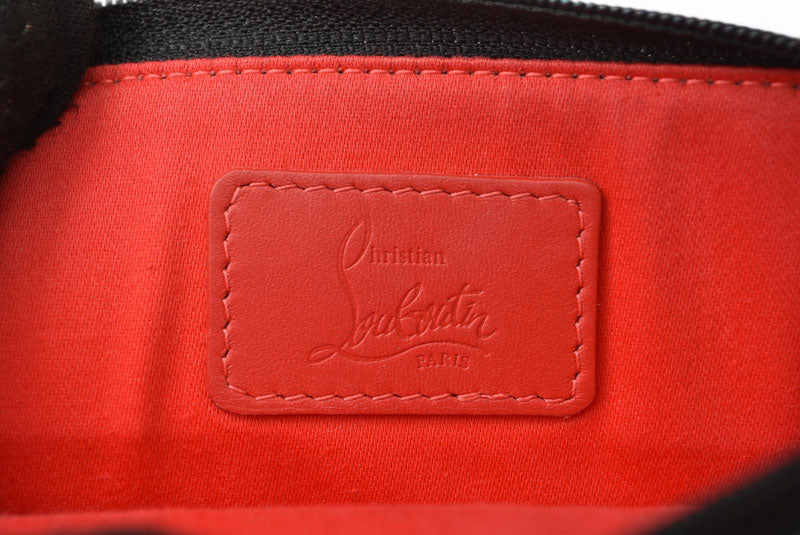 クリスチャンルブタン ショルダーバッグ ルビラB 1225019 Christian Louboutin レッド マルチカラー エナメル ミニポシェット スマホショルダー メンズ レディース【中古】