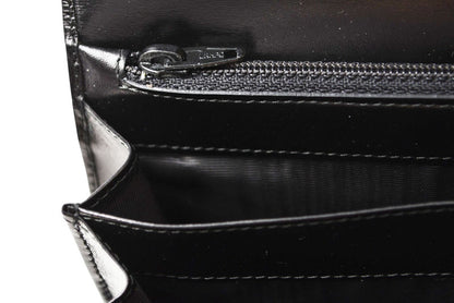 プラダ 美品 財布 PRADA 長財布 1M0608 VITELLO/レザー NERO/ブラック ヴィンテージ【中古】
