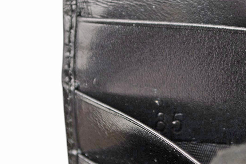 プラダ 美品 財布 PRADA 長財布 1M0608 VITELLO/レザー NERO/ブラック ヴィンテージ【中古】